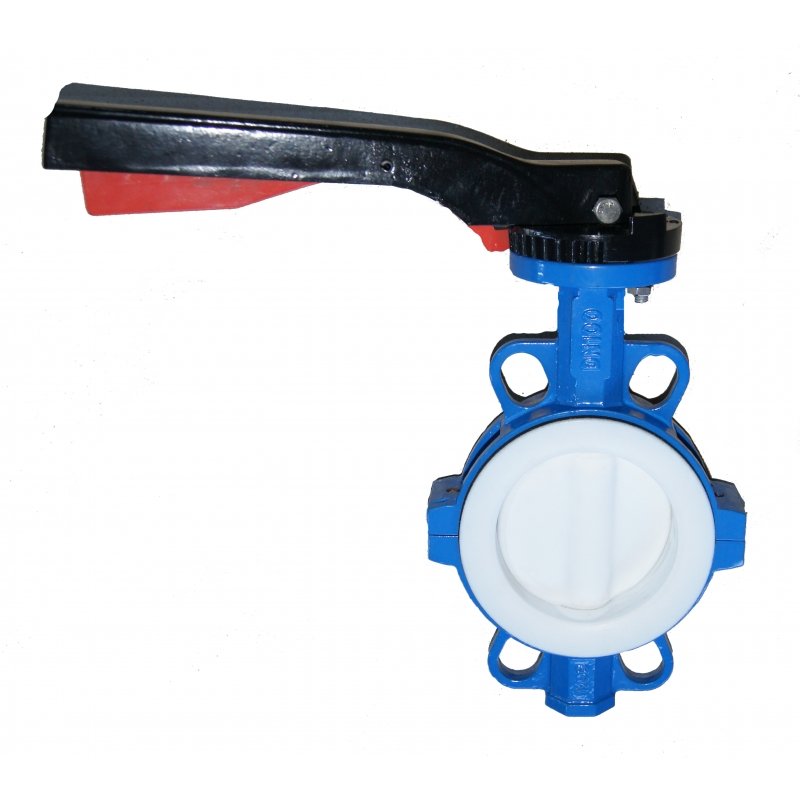 PTFE Coated Butterfly Valve (Wafer Type) (2)
