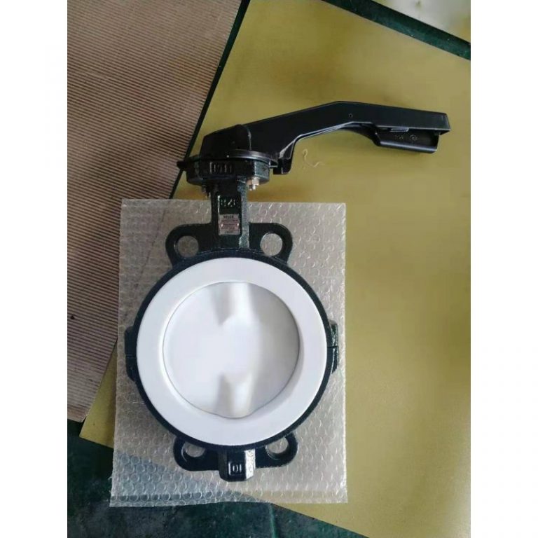 PTFE Coated Butterfly Valve (Wafer Type) (4)