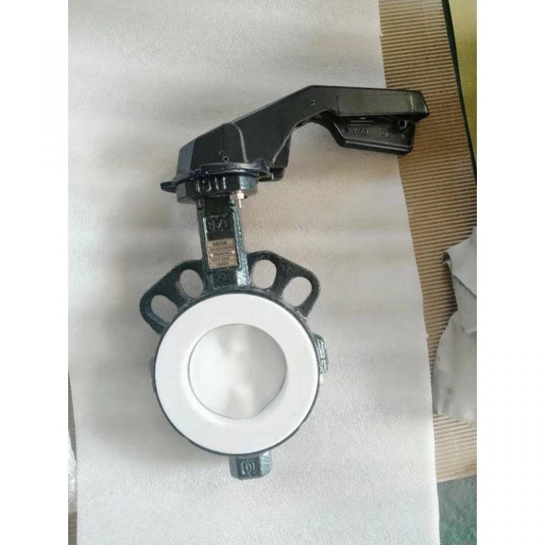 PTFE Coated Butterfly Valve (Wafer Type) (5)