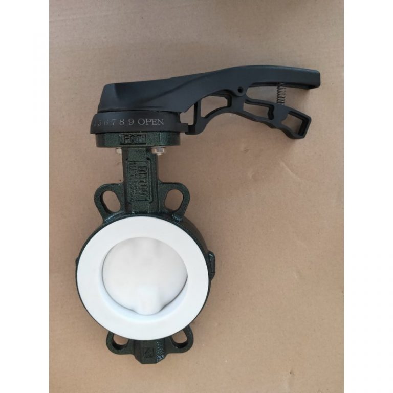 PTFE Coated Butterfly Valve (Wafer Type) (8)